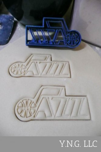 Utah Jazz Basketball Team Sports Athletics Cookie Cutter USA PR2755