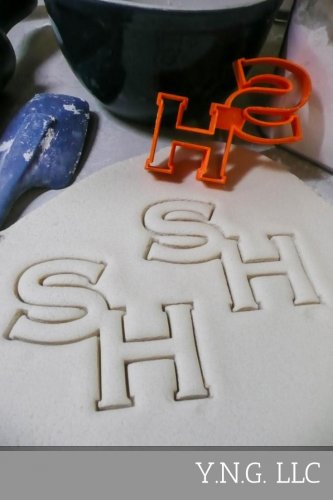 Sam Houston State Texas University SH Letters Cookie Cutter USA PR2838