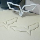CORVETTE LOGO CHEVROLET COOKIE CUTTER CAKE FONDANT SPECIAL OCCASION USA PR481