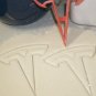 TESLA LOGO ELECTRIC VEHICLE CAR COOKIE CUTTER FONDANT BAKING TOOL USA PR483