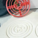 CAPTAIN AMERICA SUPERHERO MARVEL CHARACTER COOKIE CUTTER FONDANT TOOL USA PR490