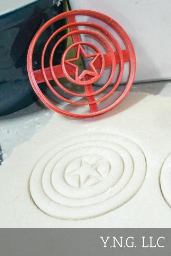 CAPTAIN AMERICA SUPERHERO MARVEL CHARACTER COOKIE CUTTER FONDANT TOOL USA PR490