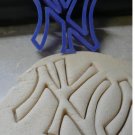 NEW YORK YANKEES SPORTS BASEBALL COOKIE CUTTER FONDANT BAKING TOOL USA PR497