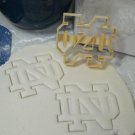 NOTRE DAME SPORTS FOOTBALL COOKIE CUTTER FONDANT BAKING TOOL USA PR499