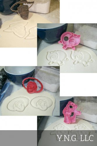 TOY STORY SET CHARACTER DISNEY PIXAR COOKIE CUTTER FONDANT BAKING TOOL USA PR507