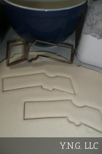 SHOTGUN OUTLINE BB GUN HUNTING SPORT TOOL OUTDOORS COOKIE CUTTER USA PR2866