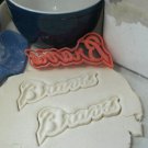 Atlanta Braves Word MLB Baseball Team Sports Athletics Cookie Cutter USA PR2677