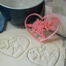 I LOVE LUCY AMERICAN SITCOM 1950S TV SHOW HEART COOKIE CUTTER USA PR2869