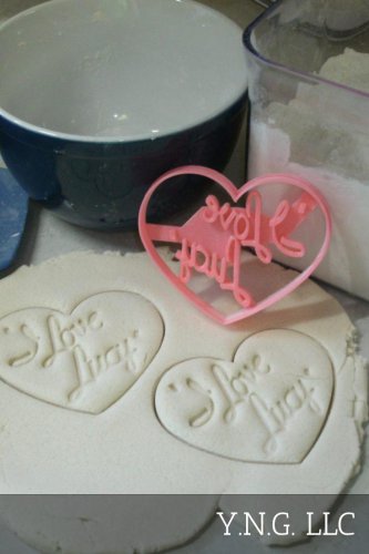 I LOVE LUCY AMERICAN SITCOM 1950S TV SHOW HEART COOKIE CUTTER USA PR2869