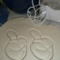 MICKEY MOUSE HAND GLOVE NUMBER 1 ONE FIRST BIRTHDAY COOKIE CUTTER USA PR2876