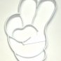 MICKEY MOUSE HAND GLOVE NUMBER 2 TWO SECOND BIRTHDAY COOKIE CUTTER USA PR2877