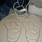 MICKEY MOUSE HAND GLOVE NUMBER 2 TWO SECOND BIRTHDAY COOKIE CUTTER USA PR2877