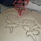 ROSE WITH STEM PRETTY FLOWER PLANT THORN VALENTINES DAY COOKIE CUTTER USA PR2907