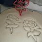 ROSE WITH STEM PRETTY FLOWER PLANT THORN VALENTINES DAY COOKIE CUTTER USA PR2907