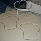 CHEF OR BAKER WHITE HAT HEAD WEAR COOK BAKE COOKING COOKIE CUTTER USA PR2886