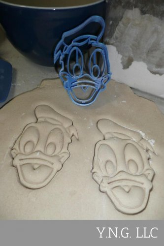 DONALD DUCK FACE HEAD BOYFRIEND OF DAISY BEST FRIEND OF COOKIE CUTTER USA PR2888