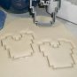 BLOCK ADVENTURE VIDEO GAME CHESTPLATE SHAPE BAKING TOOL COOKIE CUTTER USA PR517