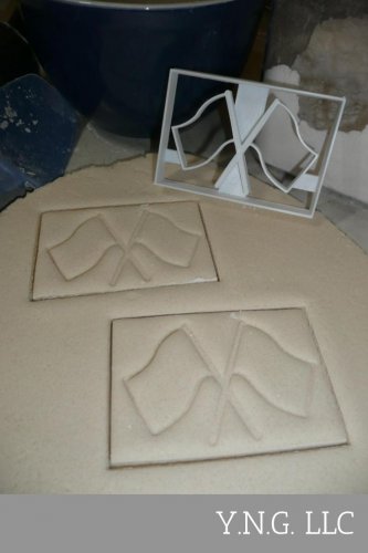 CHECKERED FLAG RACING FINISH LINE VICTORY LANE RACE COOKIE CUTTER USA PR2894