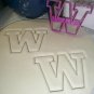 University of Washington Huskies W Letter Athletics Cookie Cutter USA PR3015