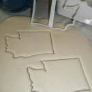 Washington Outline Evergreen State Pacific Northwest Cookie Cutter USA PR3014