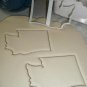 Washington Outline Evergreen State Pacific Northwest Cookie Cutter USA PR3014