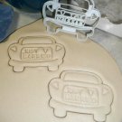 JUST MARRIED SIGN ON WEDDING GETAWAY CAR NEWLYWEDS COOKIE CUTTER USA PR3012