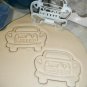 JUST MARRIED SIGN ON WEDDING GETAWAY CAR NEWLYWEDS COOKIE CUTTER USA PR3012