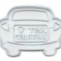 JUST MARRIED SIGN ON WEDDING GETAWAY CAR NEWLYWEDS COOKIE CUTTER USA PR3012