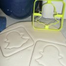 Snapchat Snap Chat Photo Video Messaging App Logo Cookie Cutter USA PR2952