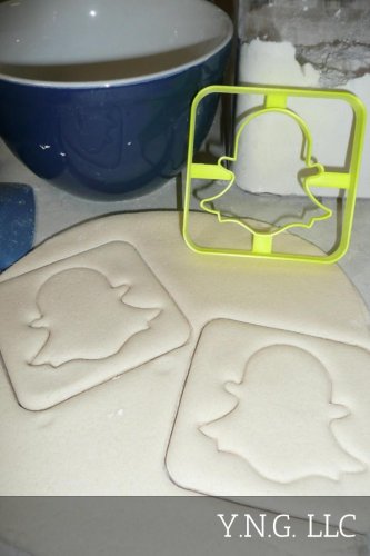 Snapchat Snap Chat Photo Video Messaging App Logo Cookie Cutter USA PR2952