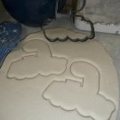 FANCY NUMBER NINE 9 OUTLINE FOR WORD LETTERED BIRTHDAY COOKIE CUTTER USA PR3009