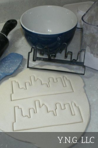 HOUSTON TEXAS CITY SKYLINE SKYSCRAPER BUILDING HORIZON COOKIE CUTTER USA PR2957