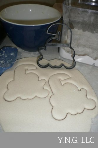 FANCY NUMBER SIX 6 OUTLINE FOR WORD LETTERED BIRTHDAY COOKIE CUTTER USA PR3006