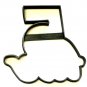 FANCY NUMBER FIVE 5 OUTLINE FOR WORD LETTERED BIRTHDAY COOKIE CUTTER USA PR3005