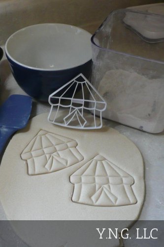 Circus Tent Carnival Stripes Big Top Striped Cookie Cutter USA PR2965