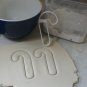 CANDY CANE SHAPE OUTLINE STICK CHRISTMAS HOLIDAY RED COOKIE CUTTER USA PR2935