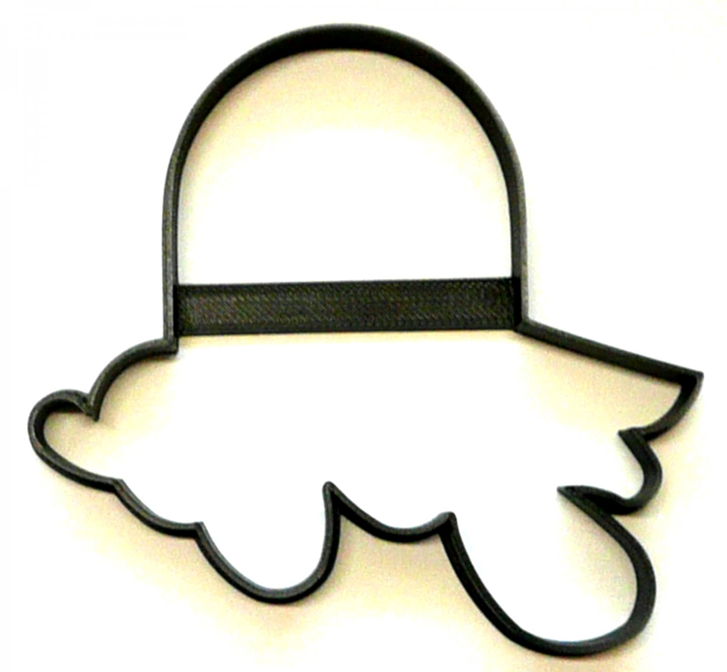 FANCY NUMBER ZERO 0 OUTLINE FOR WORD LETTERED BIRTHDAY COOKIE CUTTER