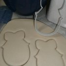 EGG WITH BOW RIBBON OUTLINE DECORATIVE SPRING FARM COOKIE CUTTER USA PR2986