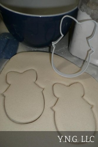 EGG WITH BOW RIBBON OUTLINE DECORATIVE SPRING FARM COOKIE CUTTER USA PR2986