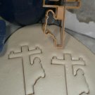 LINEMAN ON A UTILITY POLE COLUMN POST SUPPORT OVERHEAD COOKIE CUTTER PR2638