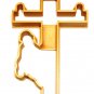 LINEMAN ON A UTILITY POLE COLUMN POST SUPPORT OVERHEAD COOKIE CUTTER PR2638