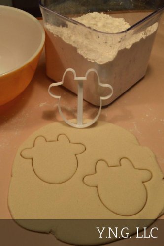 GOAT FACE HEAD HORNS HORNED FARM MOUNTAIN ANIMAL SHEEP COOKIE CUTTER USA PR2649
