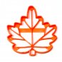 MAPLE LEAF WITH DETAIL STAR SHAPED LEAVES FALL AUTUMN CANADIAN SYMBOL PR2943
