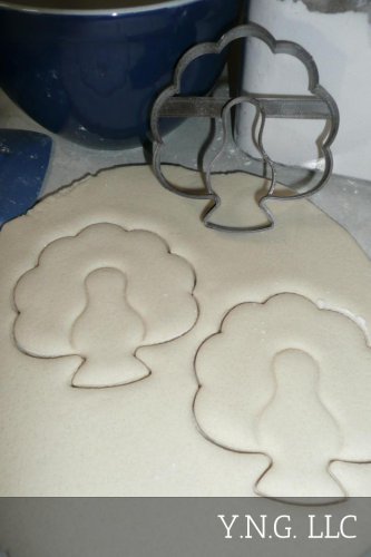 TURKEY FORWARD FACING MEAT BIRD FEATHERS THANKSGIVING COOKIE CUTTER USA PR2941
