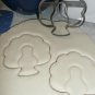 TURKEY FORWARD FACING MEAT BIRD FEATHERS THANKSGIVING COOKIE CUTTER USA PR2941