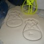 GIRAFFE DETAILED FACE HEAD TALL ANIMAL ZOO SAFARI LONG COOKIE CUTTER USA PR2627
