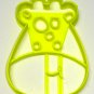 GIRAFFE DETAILED FACE HEAD TALL ANIMAL ZOO SAFARI LONG COOKIE CUTTER USA PR2627