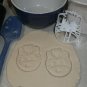 ZEBRA DETAILED FACE HEAD ZOO ANIMAL SAFARI BLACK AND COOKIE CUTTER USA PR2626