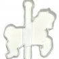 CAROUSEL HORSE OUTLINE MERRY GO ROUND ROUNDABOUT COOKIE CUTTER USA PR2610