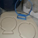 GLOBE SPHERICAL MODEL OF PLANET EARTH WORLD MAP TRAVEL COOKIE CUTTER USA PR2608